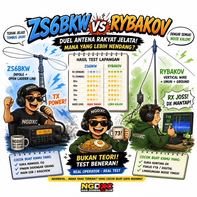 ⚡ ZS6BKW vs Rybakov: Duel Antena Rakyat Jelata, Mana yang Lebih Nendang?