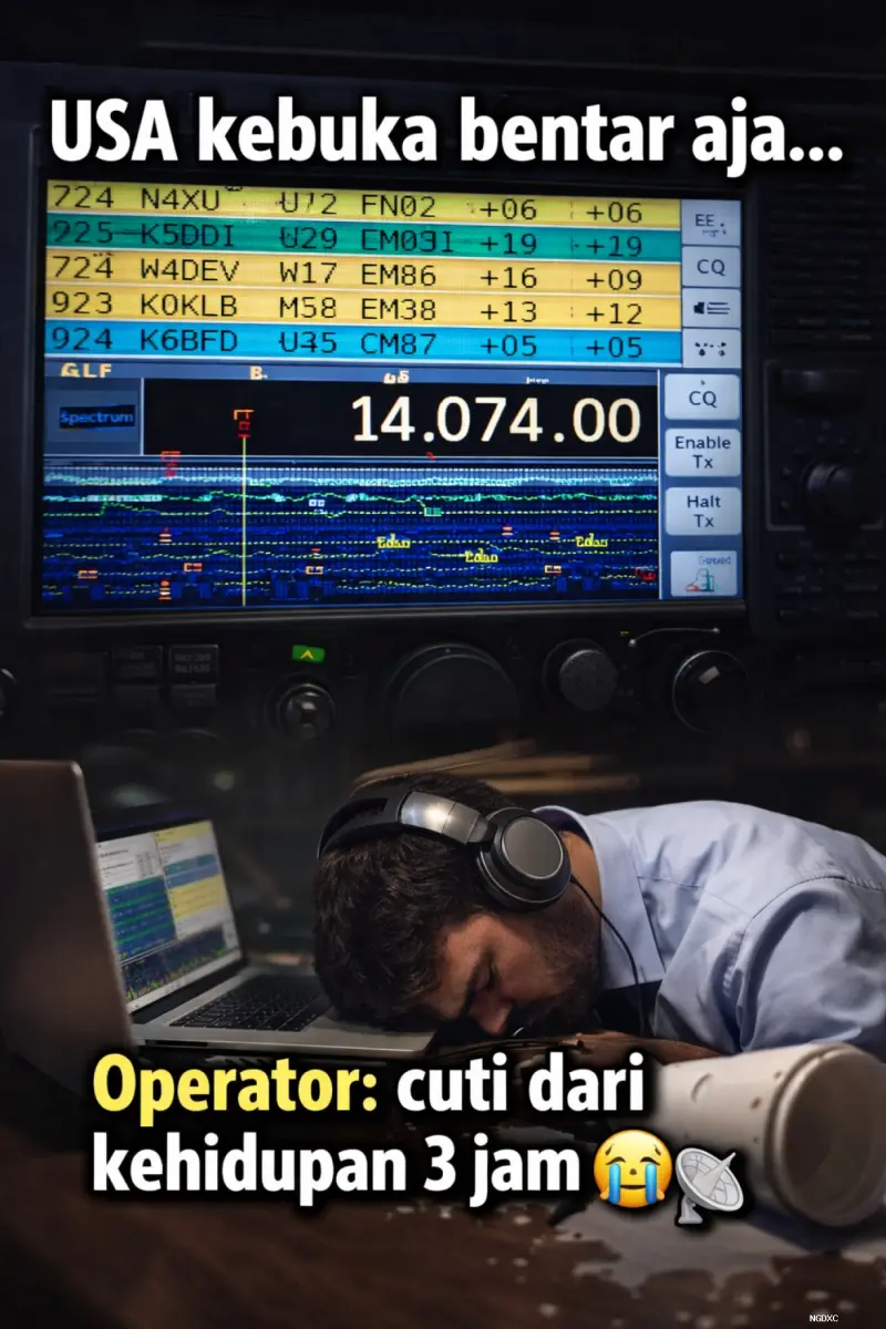 🚨 WARNING: 20m kebuka ke USA 🇺🇸
Operator menghilang tanpa jejak 👻📡