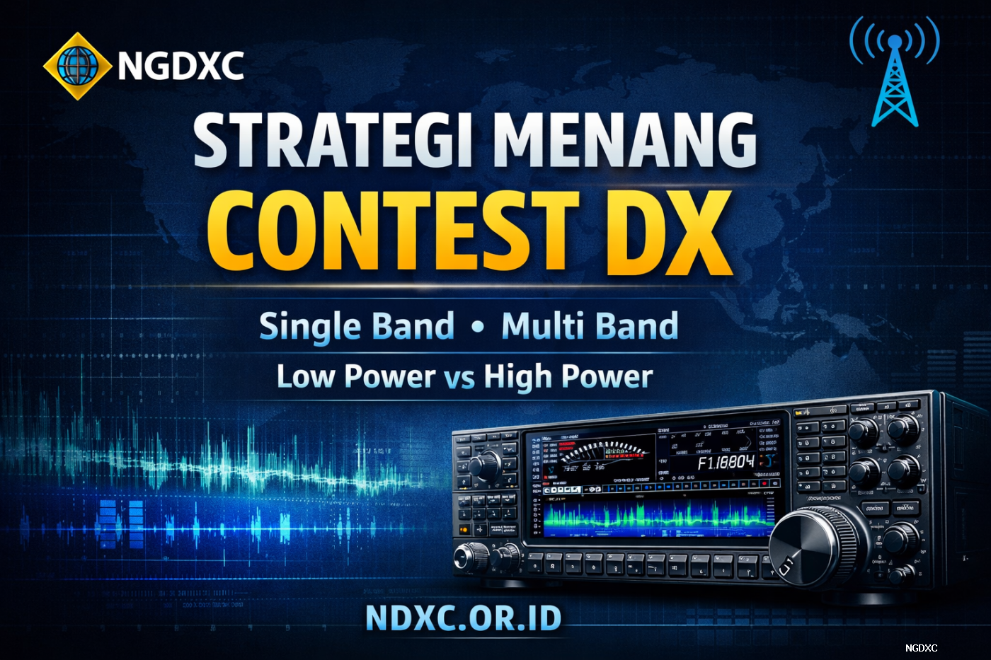Kiat Jitu Ikut Kontes Amatir Radio Internasional Tanpa Harus Punya Station Mahal